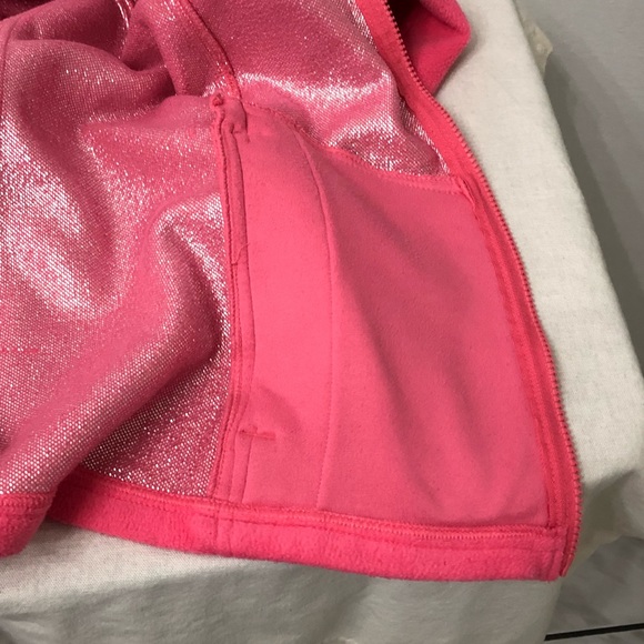 Girls Columbia Benton Springs Pink Fleece Jacket size large 14/16 long Sleeves - Picture 11 of 14
